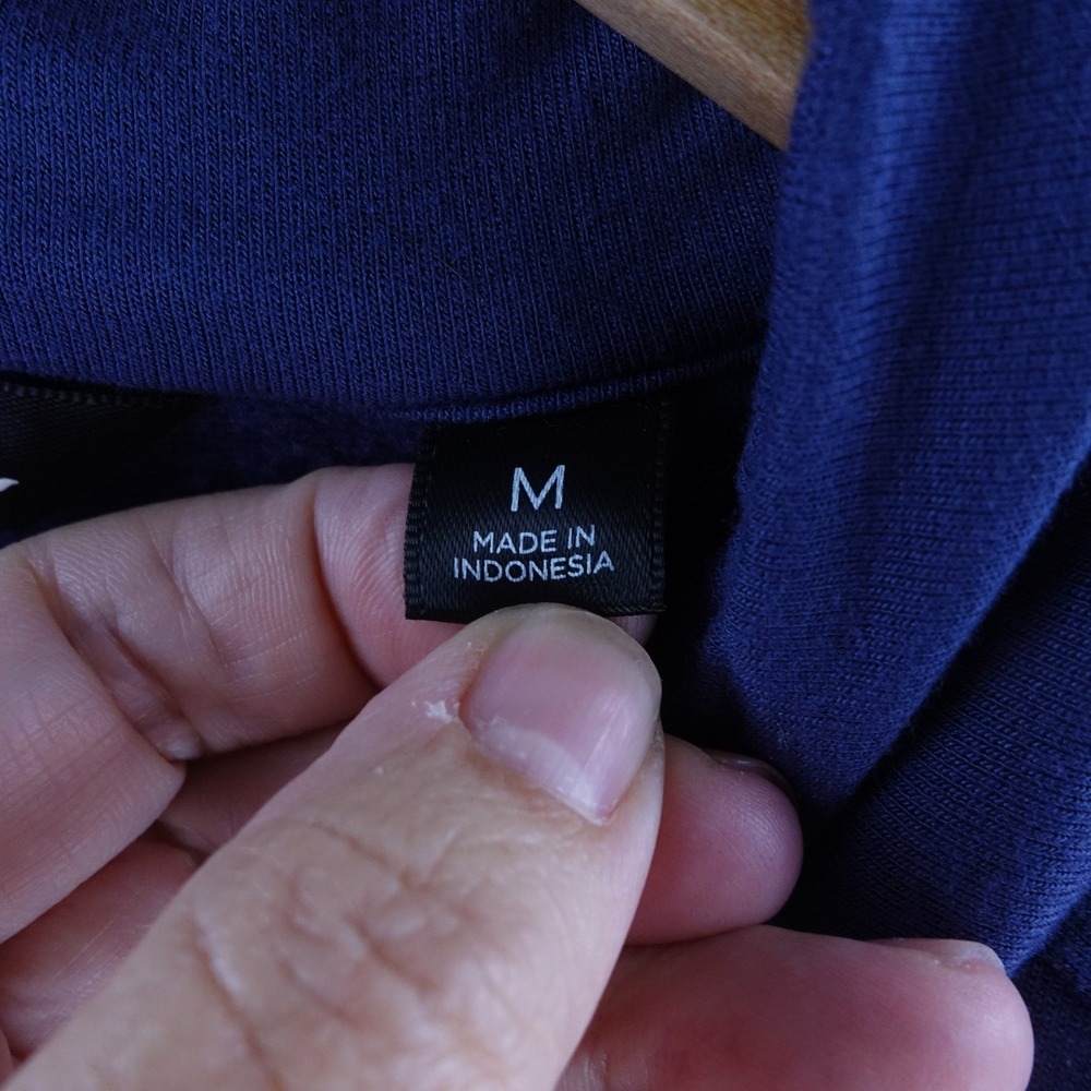 Travis Mathew Mens M Royal Blue Quarter Zip Pullover Cloud Golf Activewear Shirt - Picture 4 of 8